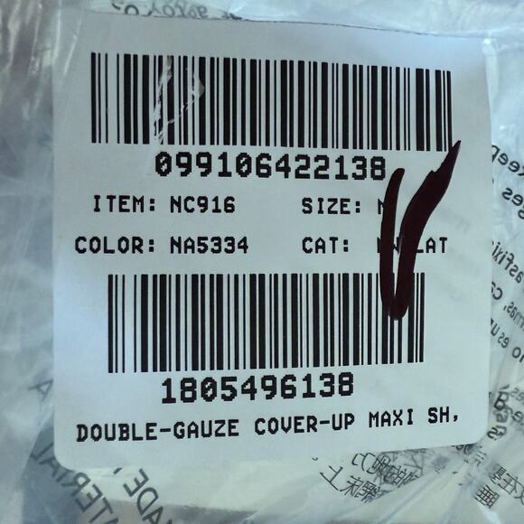 NWT Madewell Double Gauze Cover-up Midi Shirt Dress NC916 Medium - Picture 10 of 11